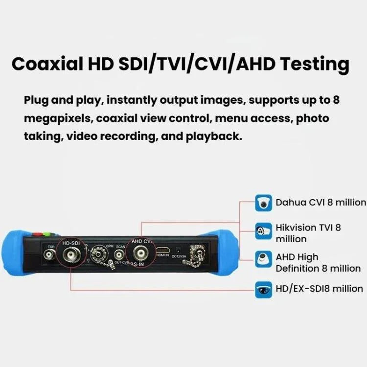 IPC9800MOVTADHSPlus+ Multi - Functional Engineering Tester Coaxial Network Video Surveillance Tester - Trustpick