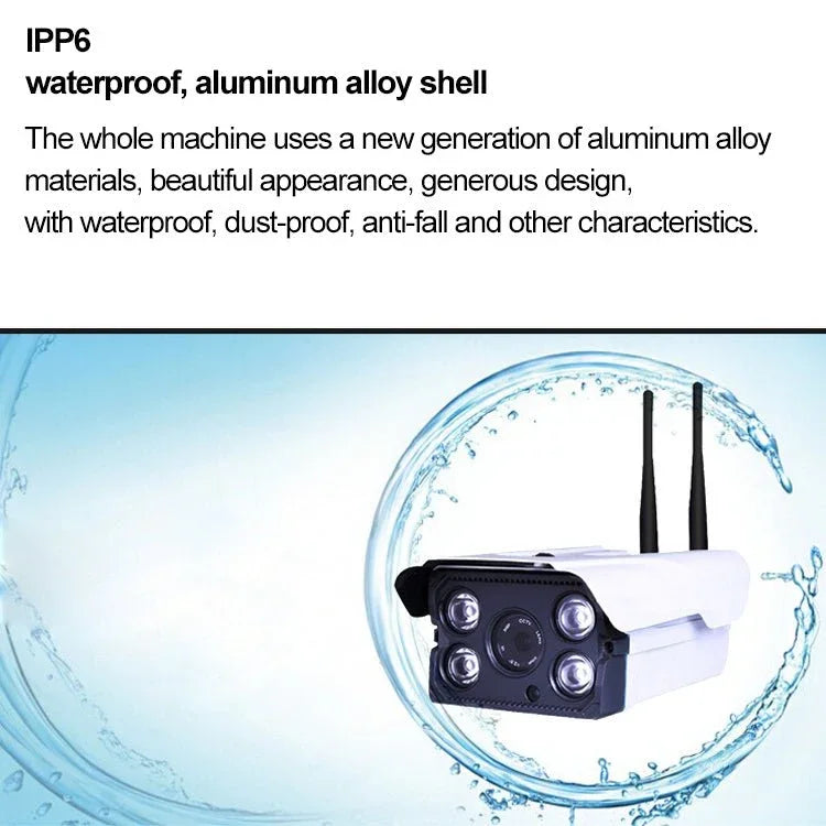 J - 02100 1.0MP Dual Antenna Smart Wireless Wifi IP Camera, Support Infrared Night Vision & TF Card(64GB Max) - Trustpick