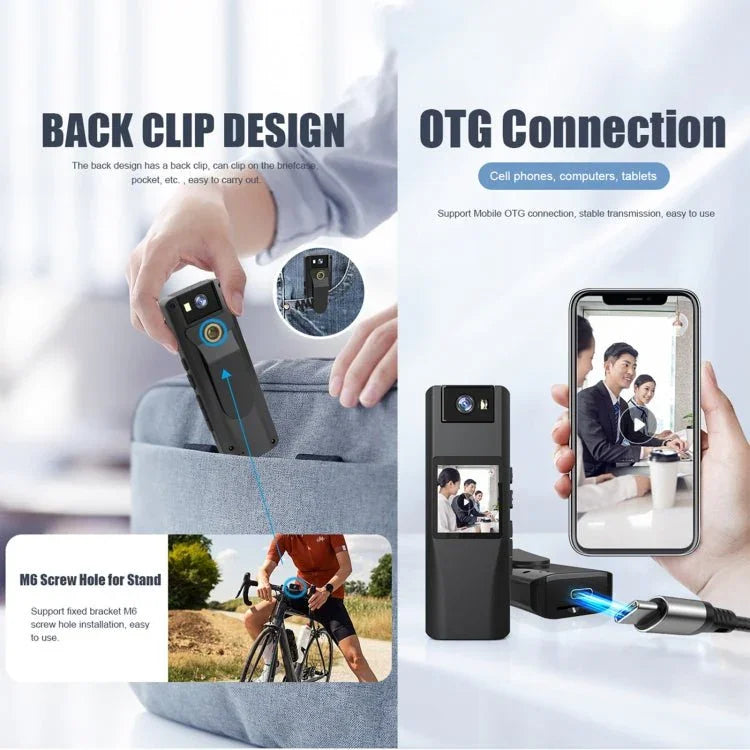 L12 180 Degrees Rotation Conference Video Recording Camera Mini HD 720P WiFi Camera - Trustpick