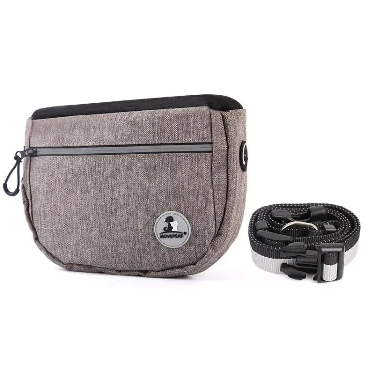 MOVEPEAK Pet Snack Bag Leash Pet Training Waist Bag Outing Dog Snack Bag - Trustpick