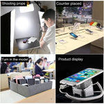 Mult - Port Security HUB + Mobile Phone Anti - theft Alarm Display Stand with Remote Control for Mobile Phones with Micro - USB Port - Trustpick