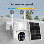 SriHome DH005 4MP 2K Low Power Consumption Wireless Security Camera System with Solar Panel - Trustpick