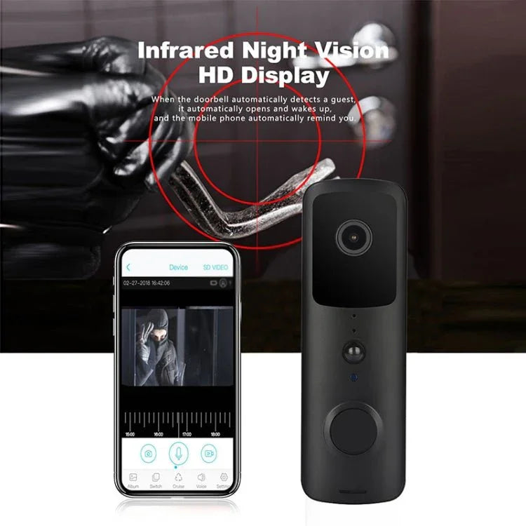 V30S Tuya Smart WIFI Video Doorbell Support Wired POE & Two - way Intercom & Night Vision - Trustpick
