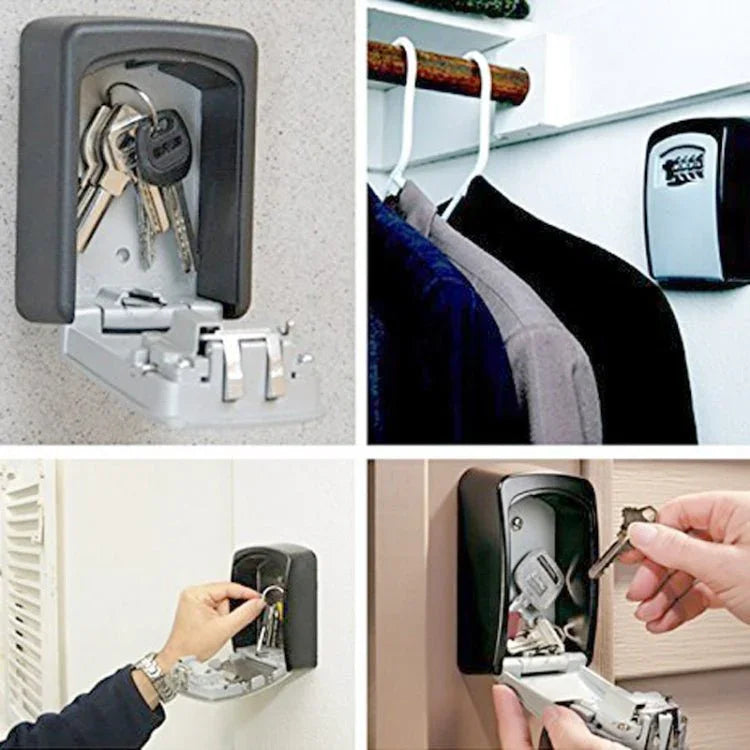 Wall - mounted Key Lock Box Household Pssword Safe Box - Trustpick