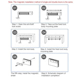 YH - 280D Double Door Magnetic Lock (280kg) - Trustpick